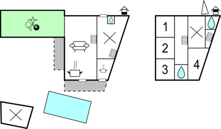 Maison 8 personnes avec piscine à Escos : photo 34
