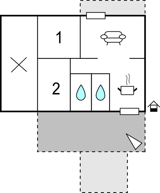 Maison 4 pers. avec jardin ouest à 300 m de plage - Photo 25