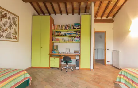 Certinuzza, ancienne grange avec piscine panoramique à Montespertoli : photo 25