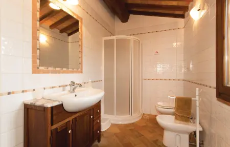 Certinuzza, ancienne grange avec piscine panoramique à Montespertoli : photo 28