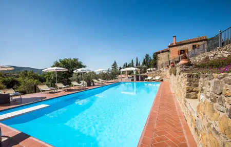 Ancienne ferme toscane 16 pers. avec piscine privée : photo 9