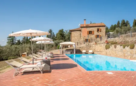 Ancienne ferme toscane 16 pers. avec piscine privée : photo 12
