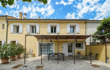 Maison 3 chambres à Châteauneuf-de-Gadagne, terrasse vignes : photo 8