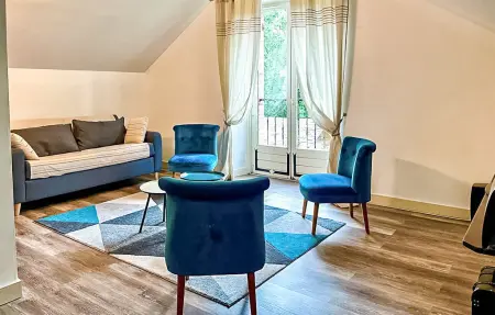 Maison 6 pers. dans parc de château, piscine chauffée : photo 2