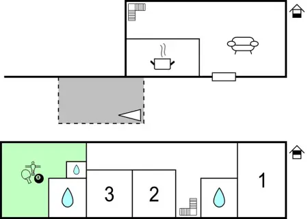 Maison 6 pers. dans parc de château, piscine chauffée : photo 26