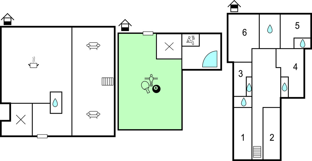 Les Brumes – Maison historique 14 pers., piscine et sauna - Photo 29