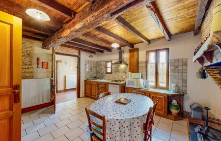 Maison de ferme rénovée avec piscine privée à St Pierre d'Eyraud : photo 5