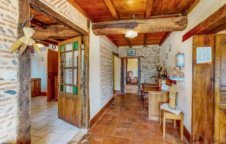 Maison de ferme rénovée avec piscine privée à St Pierre d'Eyraud : photo 18
