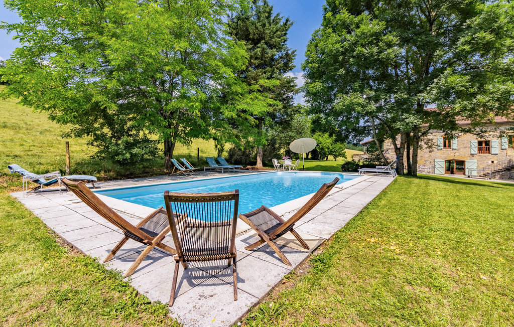Ancienne ferme rénovée avec piscine d'eau salée à Caylus - Photo 1