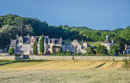 Pigeonnier du 12e siècle à Chinon, vue château : photo 10