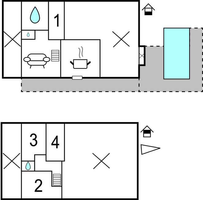 Maison 8 personnes avec piscine privée à Fronsac - Photo 25