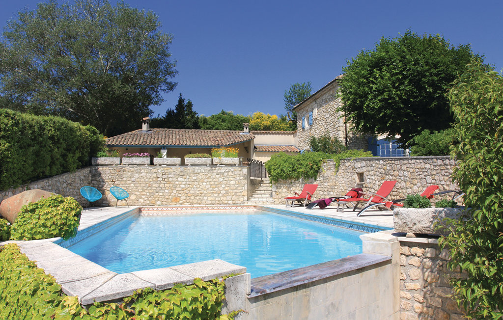 Maison en pierre 8 pers. avec piscine à Malataverne - Photo 10