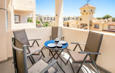Appartement 2 chambres Riviera del Sol, vue mer et piscine : photo 11