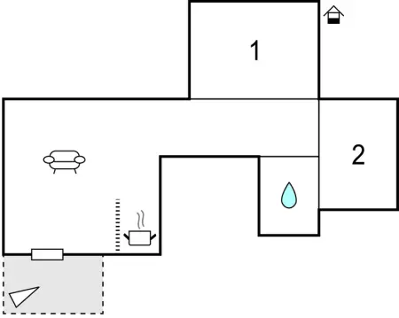 Appartement rénové avec vue vallée à Sollacaro : photo 12