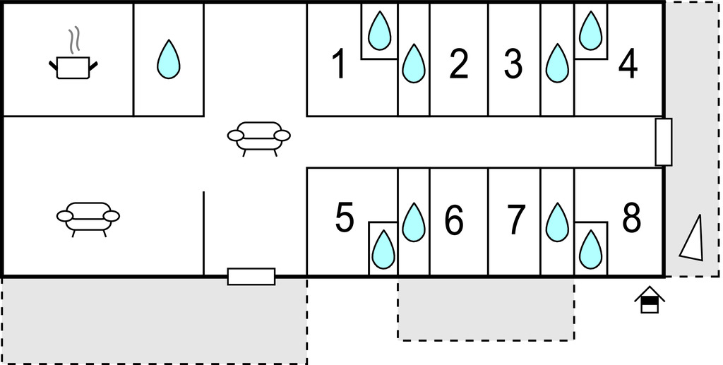 Maison de groupe 22 pers. avec piscine aux Apennins - Photo 52