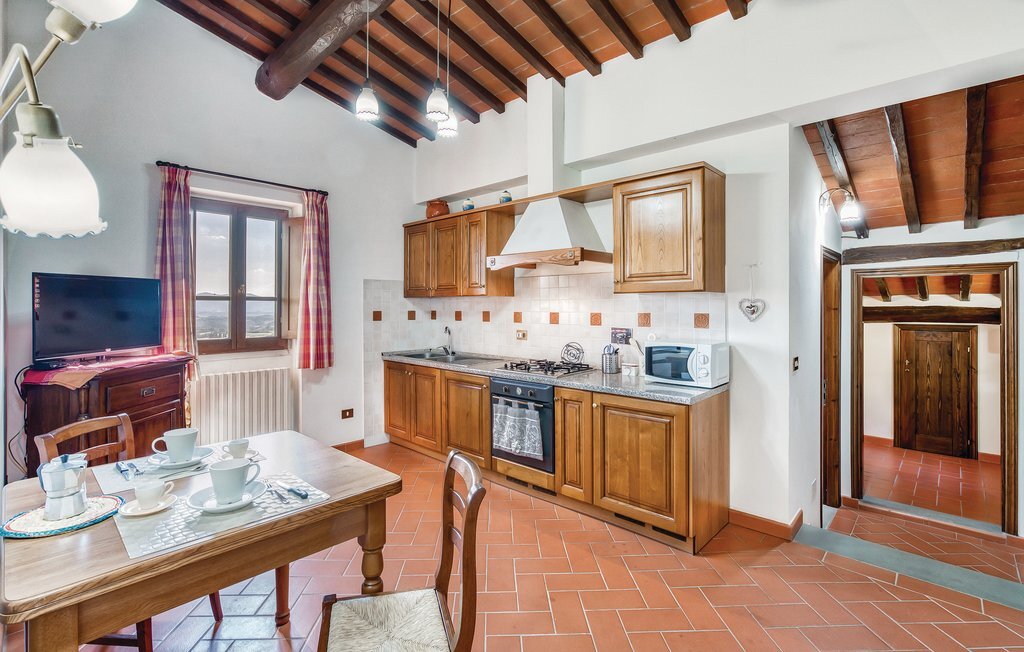 Apt. Piccolo : Vue panoramique Chianti, piscine partagée - Photo 3