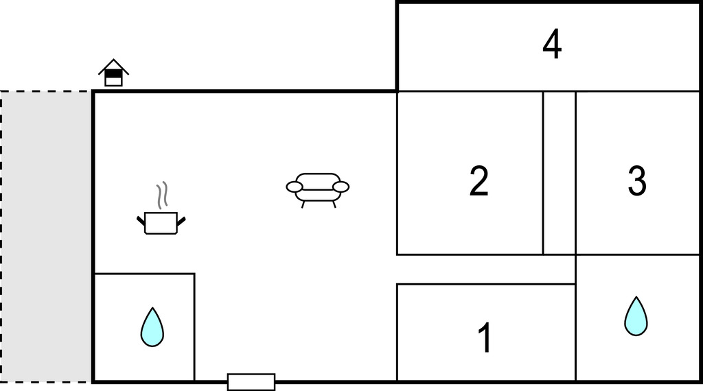 Agostina 3 – Appartement 4 chambres face à la mer - Photo 15