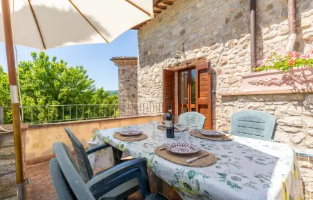 Lorenzo, appartement 6 pers. à Todi avec piscine : photo 25
