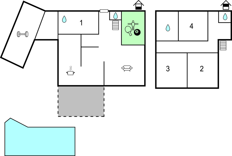 Maison 4 chambres avec piscine à Milhaud - Photo 31