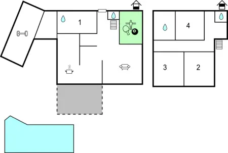 Maison 4 chambres avec piscine à Milhaud : photo 31