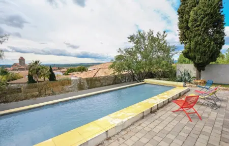 Maison en bois 8 pers. avec piscine à Thezan-les-Béziers : photo 10