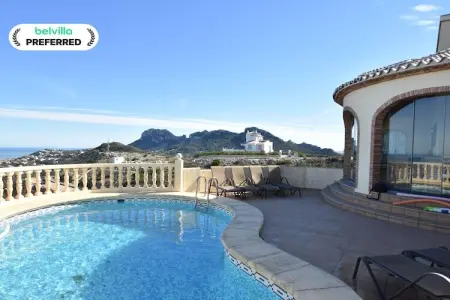 Location villa à Rafol d'Almunia, Villa à Pego avec piscine près de la mer