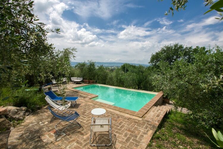 Villa Giuli, maison 6 personnes avec piscine à Assisi - Photo 7