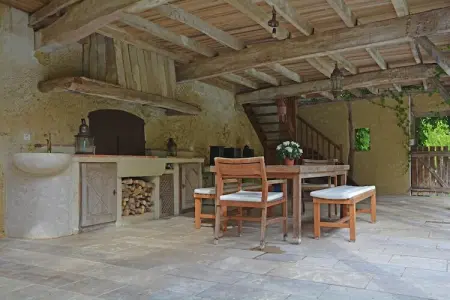 Maison Romaine Romantique, Maison à Campagne avec Piscine et Barbecue - Photo 8