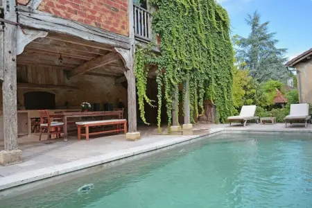 Maison Romaine Romantique, Maison à Campagne avec Piscine et Barbecue - Photo 18