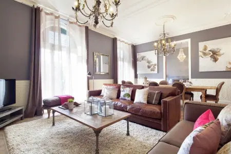 Location appartement à Barcelona, Appartement familial à Barcelone.