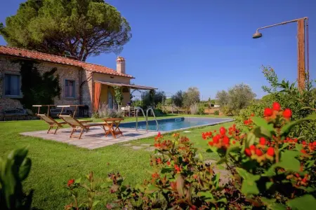 Nido, Villa à Cortona avec piscine et vue - Photo 33