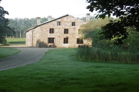 Fermette de Lamerlé – Maison 15 pers., sauna et forêt : photo 26