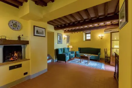 Villa San Martino Ulivi, 3 appartements avec piscine à Cortona : photo 5
