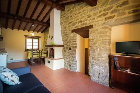 Villa San Martino Ulivi, 3 appartements avec piscine à Cortona : photo 6