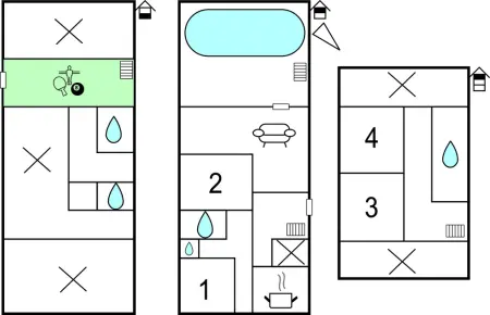 Maison 8 pers. avec piscine intérieure chauffée, Normandie : photo 25