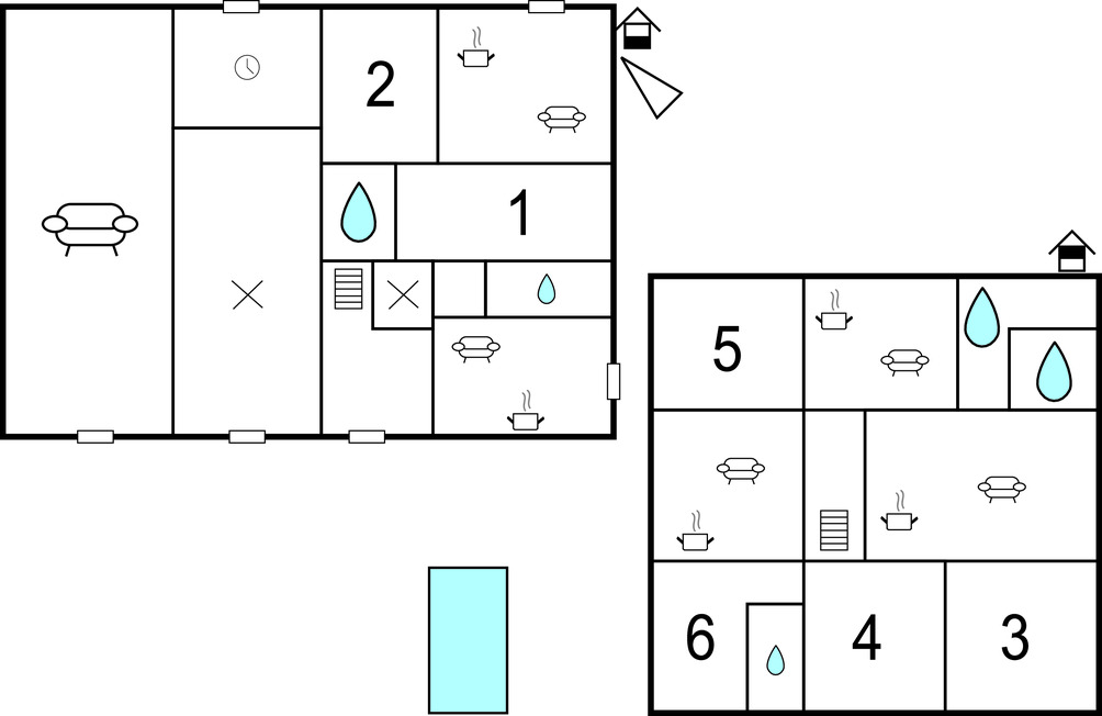 Maison de groupe 18 pers. Acquapendente, piscine & vue collines - Photo 31