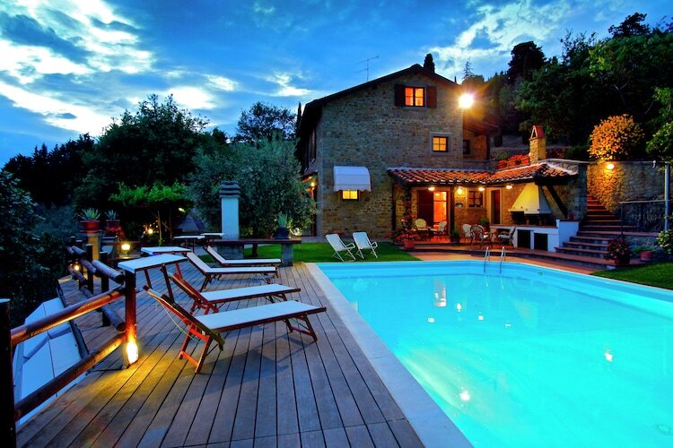 Villa la Foce, 8 pers. avec piscine vue vallée - Photo 4