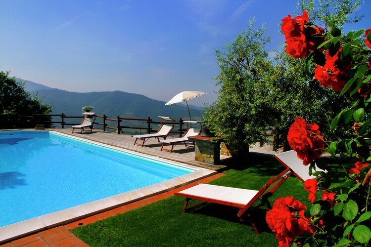 Villa la Foce, 8 pers. avec piscine vue vallée - Photo 6