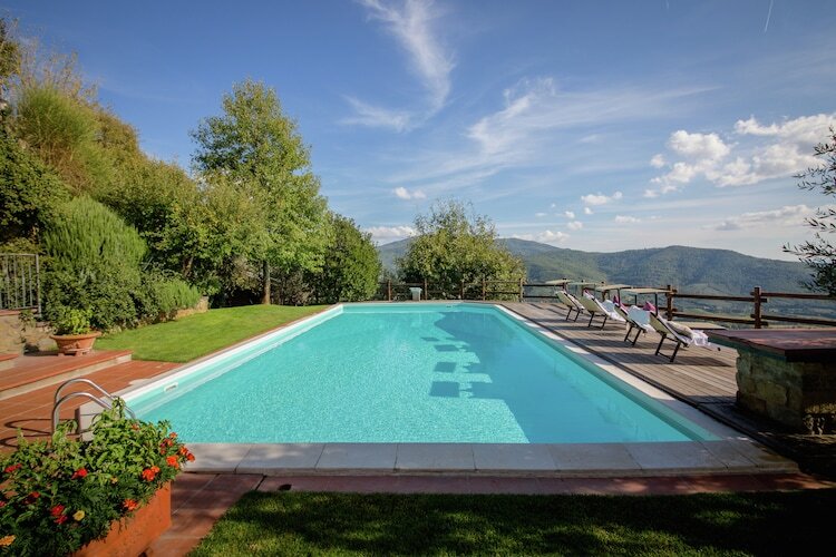 Villa la Foce, 8 pers. avec piscine vue vallée - Photo 7