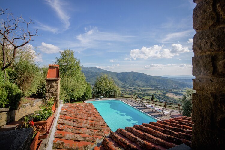 Villa la Foce, 8 pers. avec piscine vue vallée - Photo 9