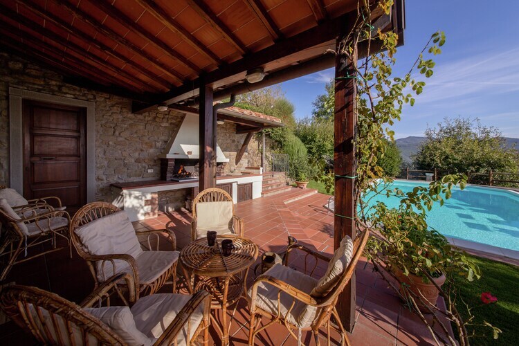 Villa la Foce, 8 pers. avec piscine vue vallée - Photo 23