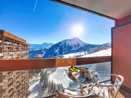 Studio 24 m² Le Corbier, 14e étage, vue montagne : photo 23