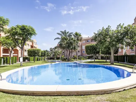 Appartement Rincón del Mediterráneo – Dénia, piscine vue jardin : photo 2