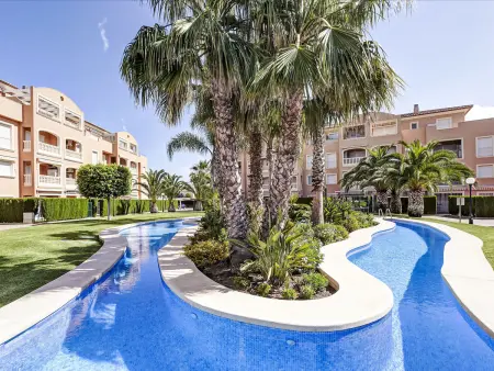 Appartement Rincón del Mediterráneo – Dénia, piscine vue jardin : photo 12