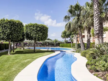 Appartement Rincón del Mediterráneo – Dénia, piscine vue jardin : photo 14
