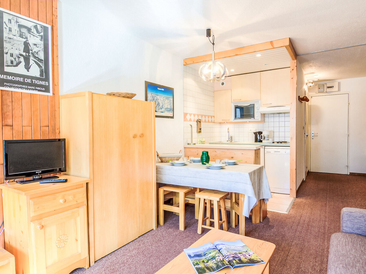 Studio 25 m² Tignes, skis aux pieds, vue panoramique - Photo 1