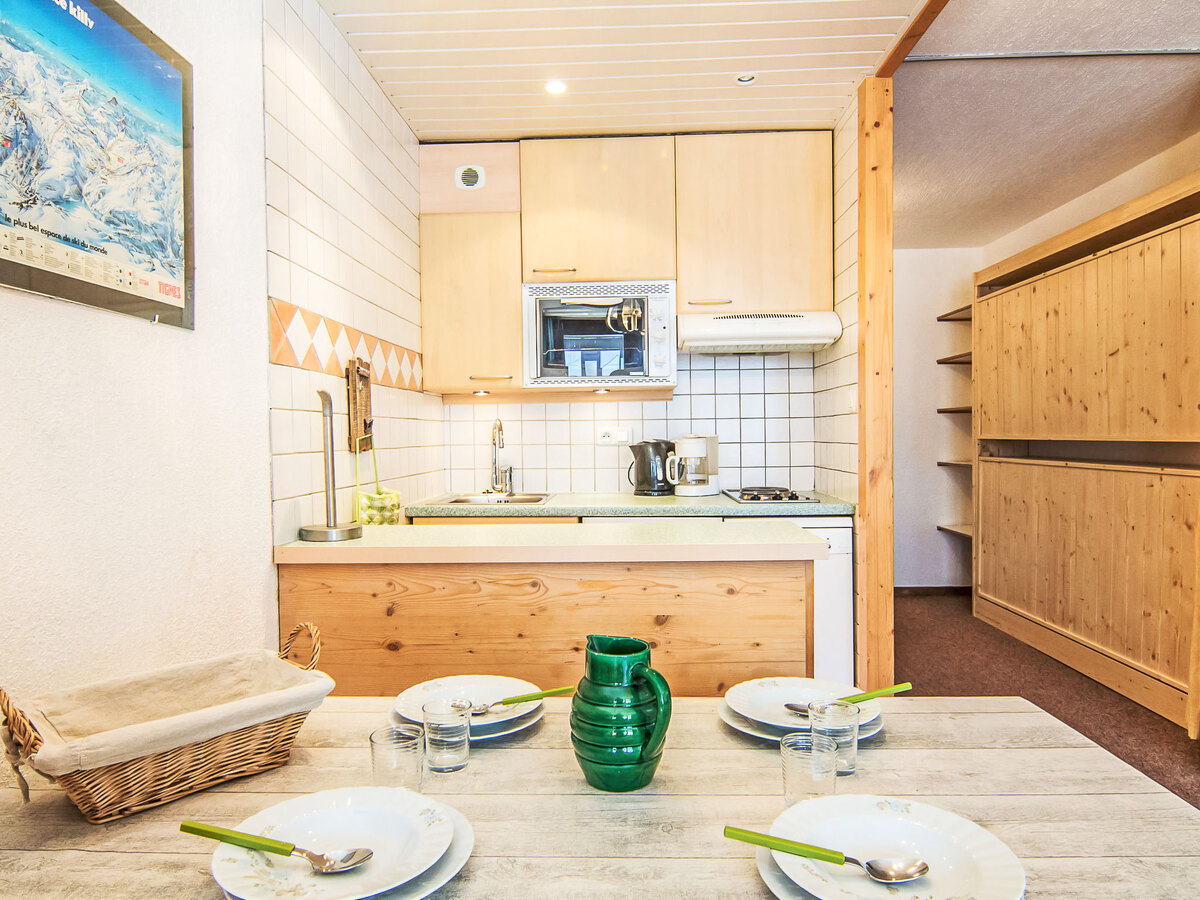 Studio 25 m² Tignes, skis aux pieds, vue panoramique - Photo 3