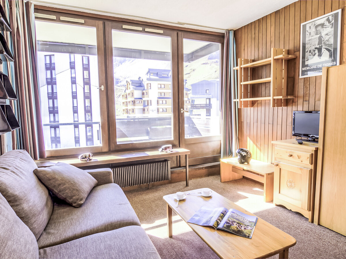 Studio 25 m² Tignes, skis aux pieds, vue panoramique - Photo 7