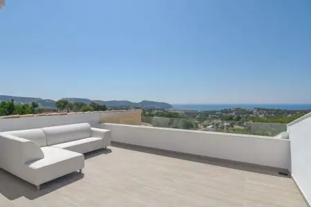 Villa Casa Chloe à Moraira : piscine et vue mer : photo 6