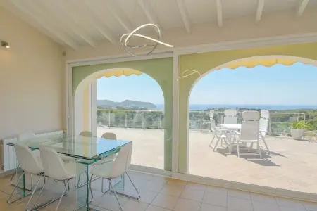 Villa Casa Chloe à Moraira : piscine et vue mer : photo 10